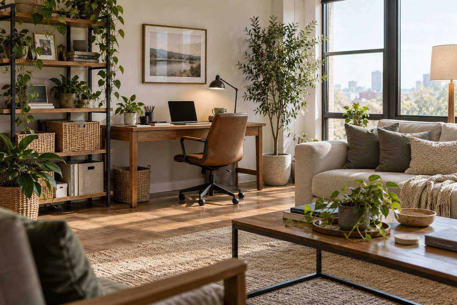 Installer : Aménager un bureau dans un salon